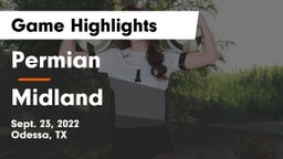 Permian  vs Midland  Game Highlights - Sept. 23, 2022