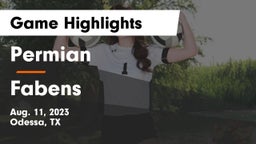 Permian  vs Fabens  Game Highlights - Aug. 11, 2023