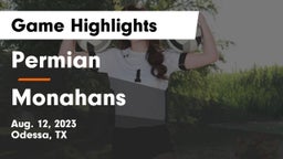 Permian  vs Monahans  Game Highlights - Aug. 12, 2023