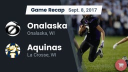 Recap: Onalaska  vs. Aquinas  2017