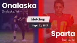 Matchup: Onalaska  vs. Sparta  2017