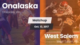 Matchup: Onalaska  vs. West Salem  2017