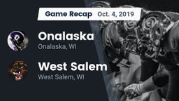 Recap: Onalaska  vs. West Salem  2019