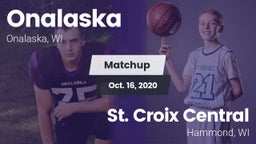Matchup: Onalaska  vs. St. Croix Central  2020