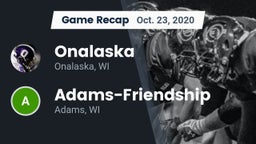 Recap: Onalaska  vs. Adams-Friendship  2020