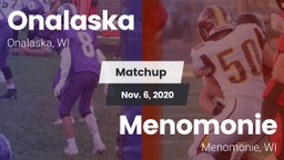 Matchup: Onalaska  vs. Menomonie  2020