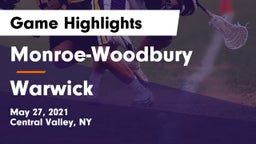 Monroe-Woodbury  vs Warwick  Game Highlights - May 27, 2021