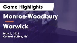 Monroe-Woodbury  vs Warwick  Game Highlights - May 5, 2022