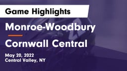 Monroe-Woodbury  vs Cornwall Central  Game Highlights - May 20, 2022