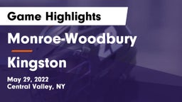 Monroe-Woodbury  vs Kingston  Game Highlights - May 29, 2022
