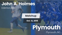 Matchup: John A. Holmes High vs. Plymouth  2018