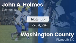 Matchup: John A. Holmes High vs. Washington County  2019