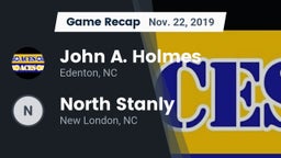 Recap: John A. Holmes  vs. North Stanly  2019