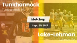 Matchup: Tunkhannock High vs. Lake-Lehman  2017