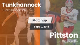 Matchup: Tunkhannock High vs. Pittston  2018