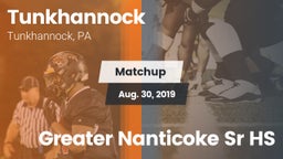Matchup: Tunkhannock High vs. Greater Nanticoke Sr HS 2019