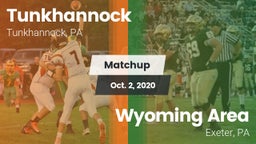 Matchup: Tunkhannock High vs. Wyoming Area  2020