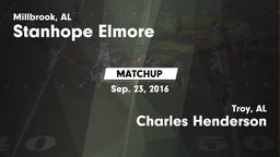 Matchup: Stanhope Elmore vs. Charles Henderson  2016