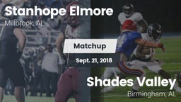 Matchup: Stanhope Elmore vs. Shades Valley  2018
