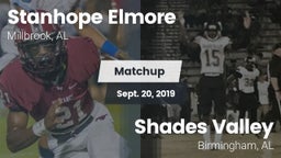 Matchup: Stanhope Elmore vs. Shades Valley  2019