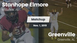 Matchup: Stanhope Elmore vs. Greenville  2019