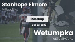 Matchup: Stanhope Elmore vs. Wetumpka   2020