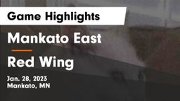 Mankato East  vs Red Wing  Game Highlights - Jan. 28, 2023
