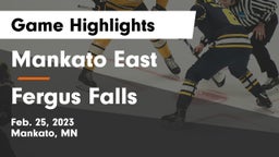 Mankato East  vs Fergus Falls  Game Highlights - Feb. 25, 2023