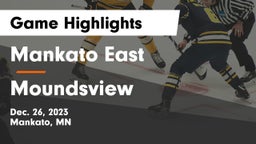 Mankato East  vs Moundsview Game Highlights - Dec. 26, 2023
