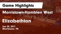 Morristown-Hamblen West  vs Elizabethton  Game Highlights - Jan 28, 2017