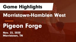 Morristown-Hamblen West  vs Pigeon Forge  Game Highlights - Nov. 23, 2020