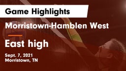 Morristown-Hamblen West  vs East high  Game Highlights - Sept. 7, 2021