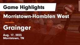 Morristown-Hamblen West  vs Grainger  Game Highlights - Aug. 17, 2023