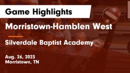 Morristown-Hamblen West  vs Silverdale Baptist Academy Game Highlights - Aug. 26, 2023