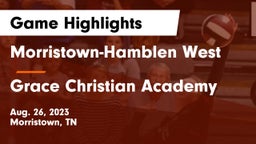 Morristown-Hamblen West  vs Grace Christian Academy Game Highlights - Aug. 26, 2023
