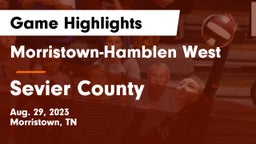 Morristown-Hamblen West  vs Sevier County  Game Highlights - Aug. 29, 2023