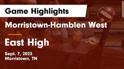 Morristown-Hamblen West  vs East High Game Highlights - Sept. 7, 2023