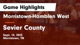 Morristown-Hamblen West  vs Sevier County Game Highlights - Sept. 14, 2023