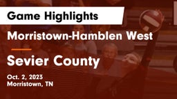 Morristown-Hamblen West  vs Sevier County Game Highlights - Oct. 2, 2023