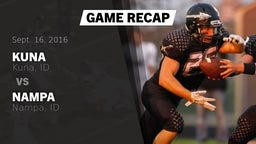 Recap: Kuna  vs. Nampa  2016