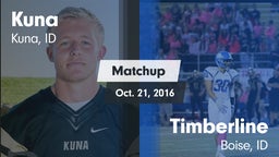 Matchup: Kuna  vs. Timberline  2016
