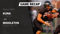 Recap: Kuna  vs. Middleton  2016