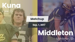 Matchup: Kuna  vs. Middleton  2017