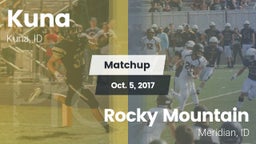 Matchup: Kuna  vs. Rocky Mountain  2017