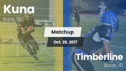 Matchup: Kuna  vs. Timberline  2017