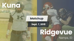 Matchup: Kuna  vs. Ridgevue 2018