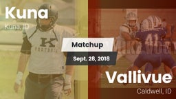 Matchup: Kuna  vs. Vallivue  2018