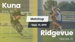 Matchup: Kuna  vs. Ridgevue 2019