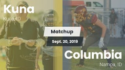 Matchup: Kuna  vs. Columbia  2019