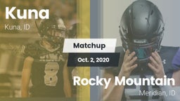 Matchup: Kuna  vs. Rocky Mountain  2020